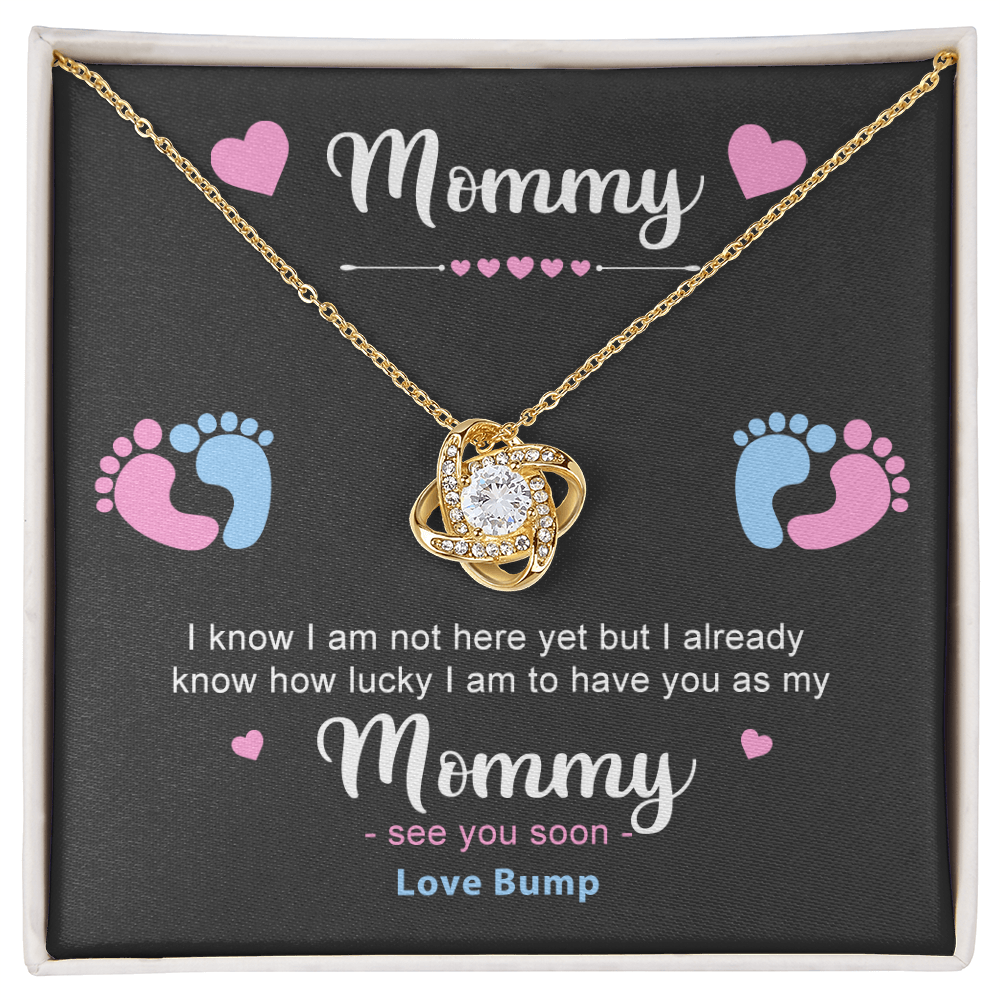 To My Mommy Necklace | Love, Bump - Love Knot Necklace