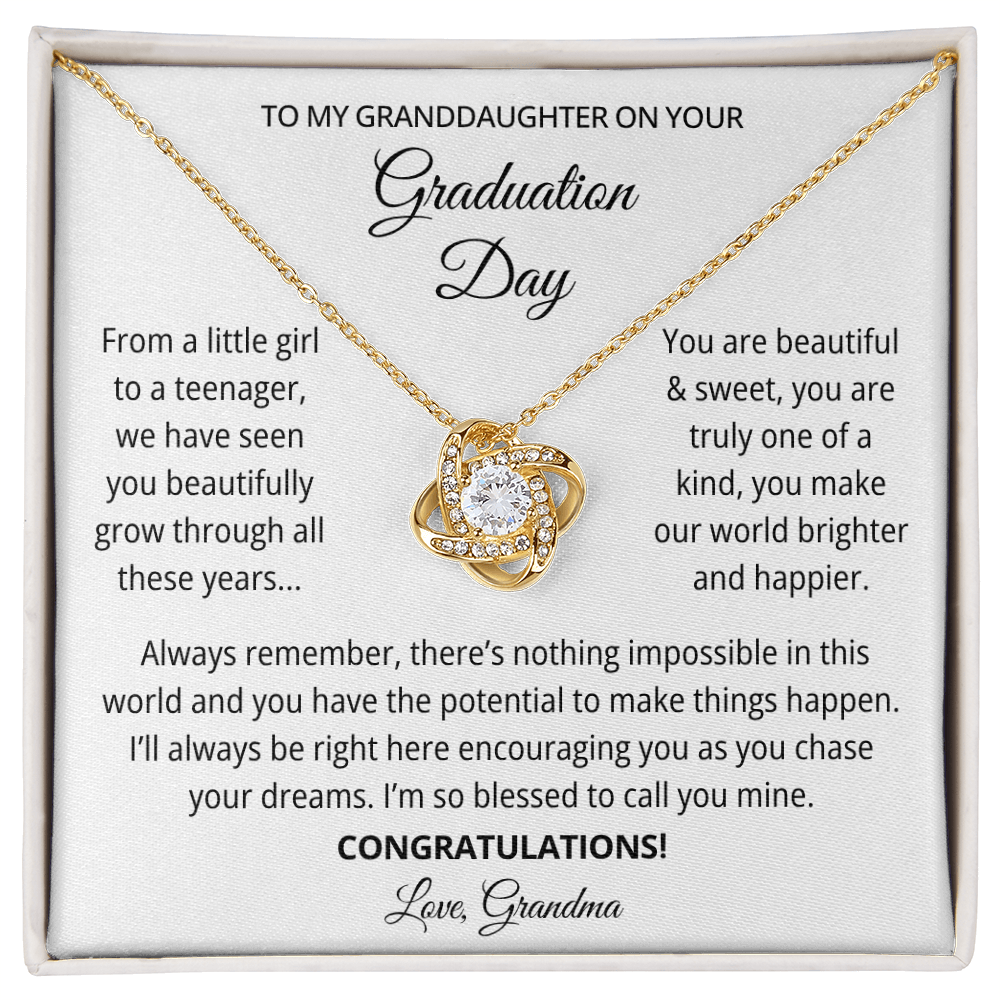 To My Granddaughter On Your Graduation Day From Grandma