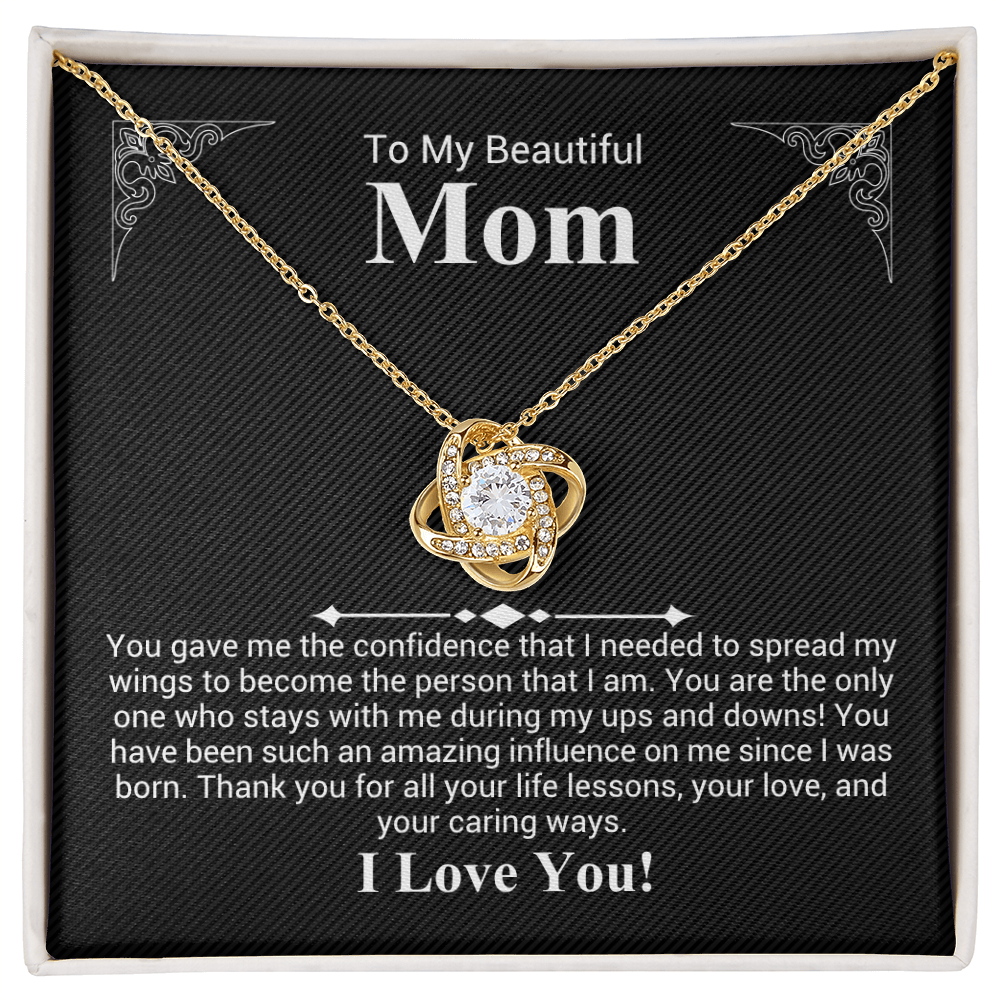 To My Mom Gift from Son | 2026 Best Selling "Strength & Love" Necklace