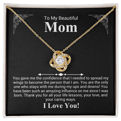 To My Mom Gift from Son | 2026 Best Selling "Strength & Love" Necklace