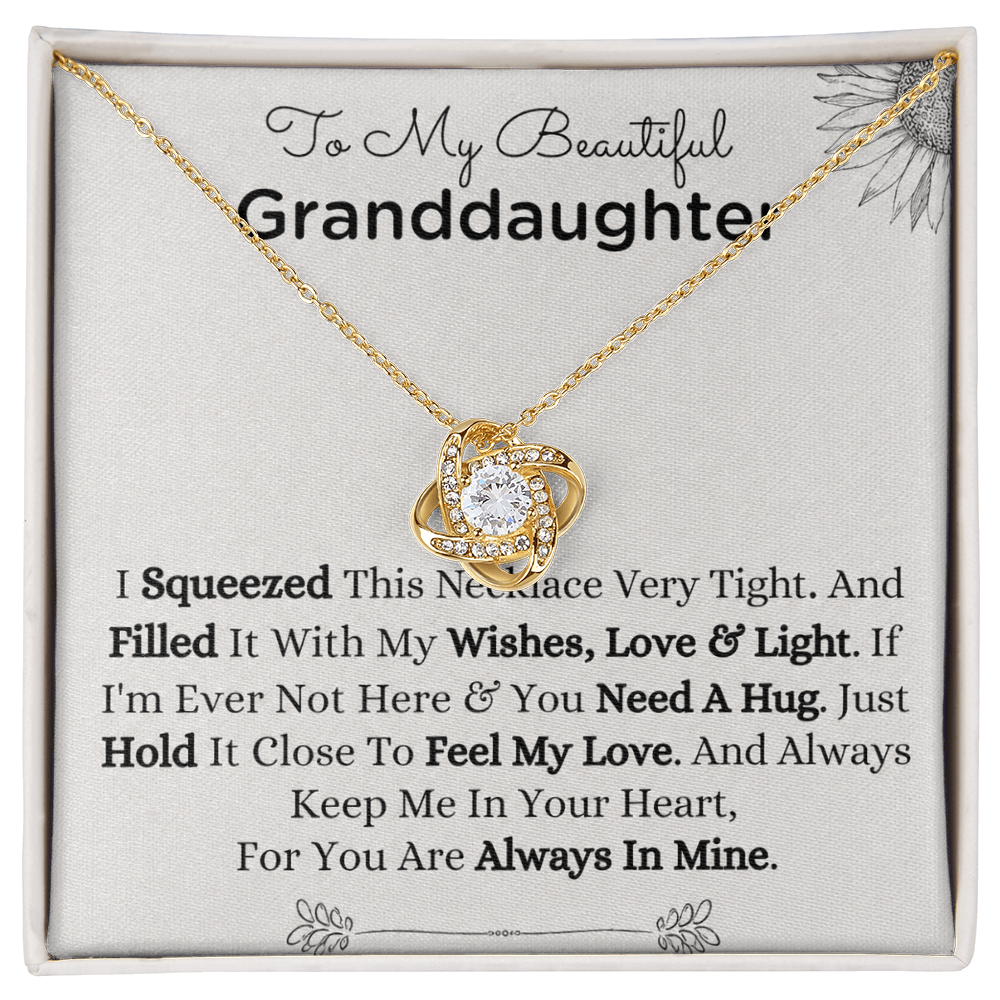 To My Amazing Granddaughter - Always Keep Me in Your Heart - Necklace