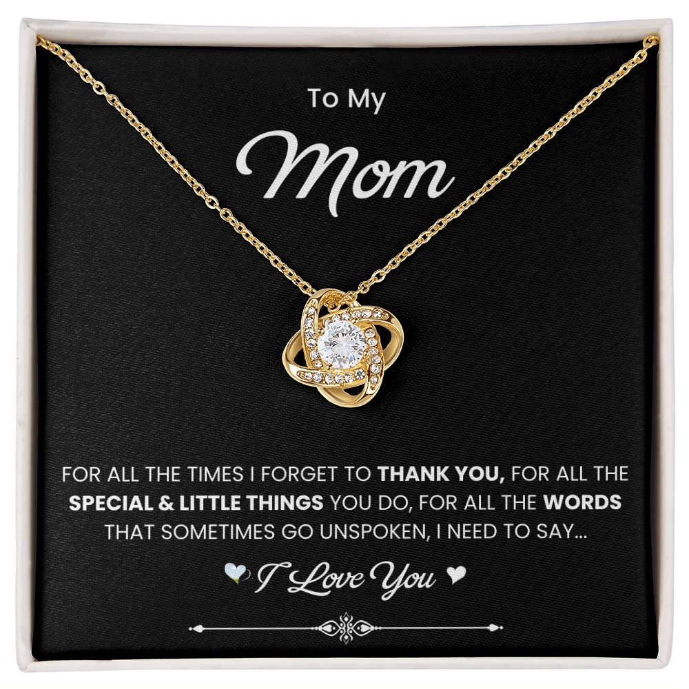 Sentimental Mother's Day Necklace Gift for Mom From Son or Daughter