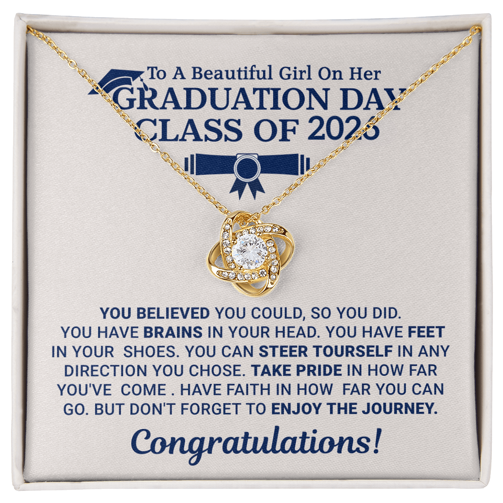 Graduation Necklace Gift for Daughter, Sister or Best Friend – Elegant Keepsake Jewelry for Her
