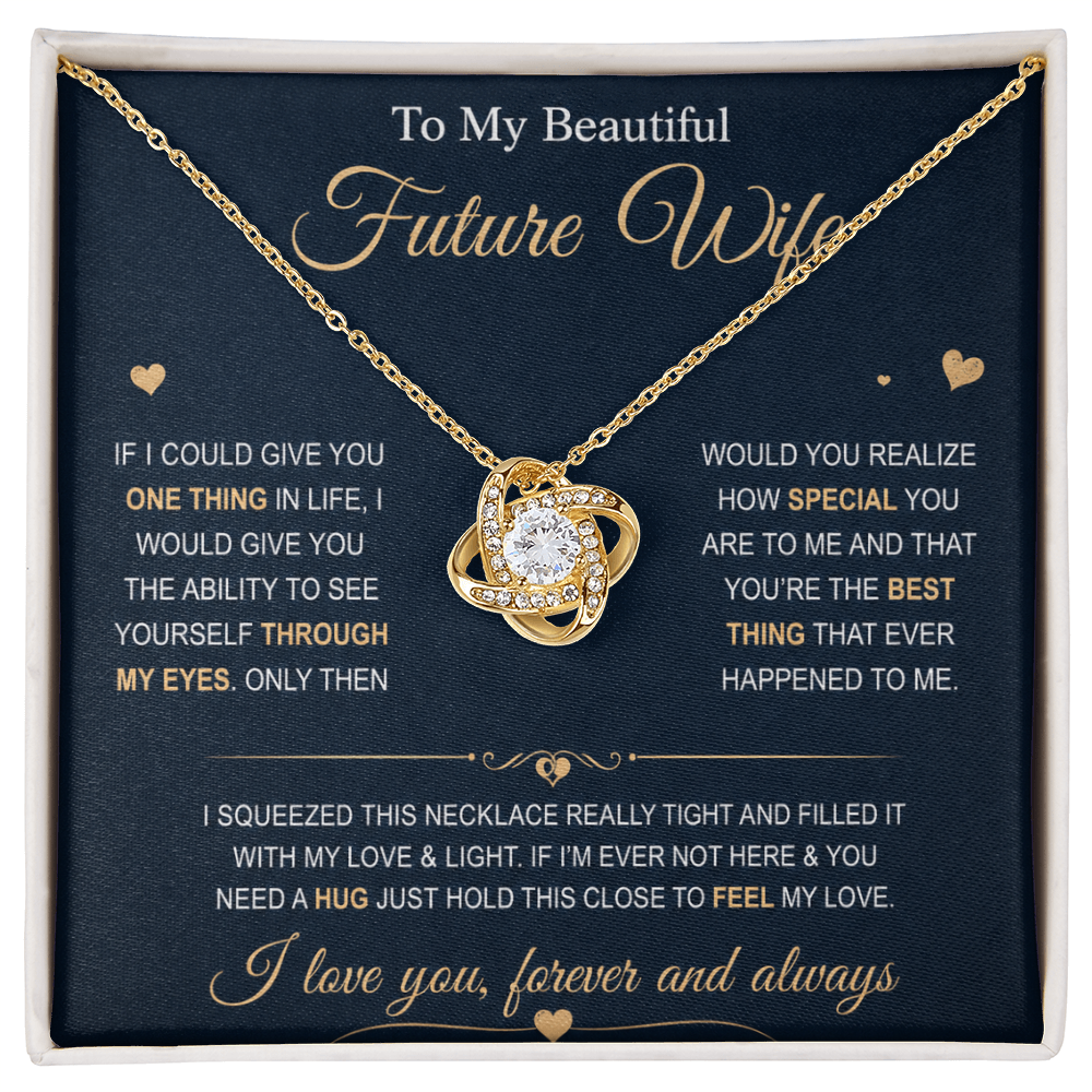 Valentine Gifts for Wife From Husband, I Love You Always and Forever Necklace