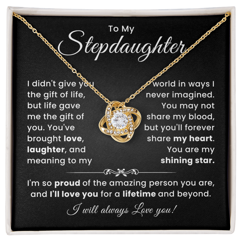 Bonus Daughter Gifts From Stepdad Stepmom With Heartfelt Message & Gift Box