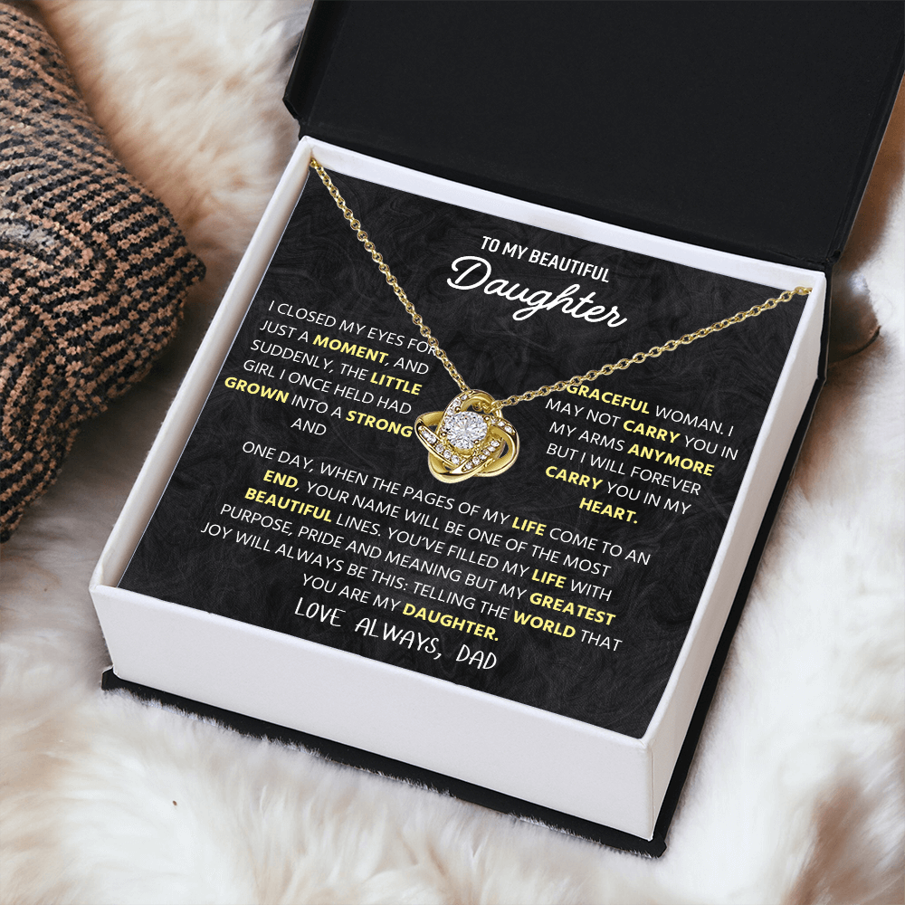 To My Beautiful Daughter – A Heartfelt Jewelry Gift from Mommy, Perfect for Christmas