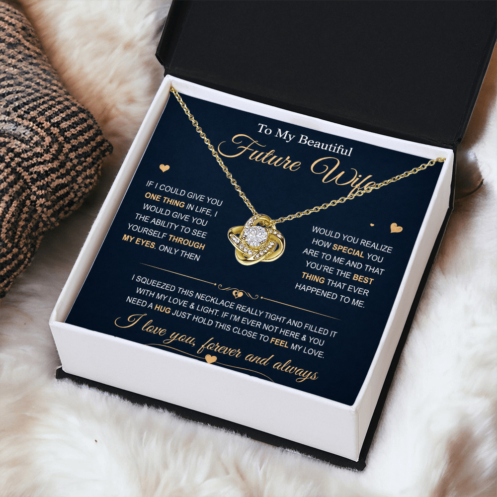 Valentine Gifts for Wife From Husband, I Love You Always and Forever Necklace