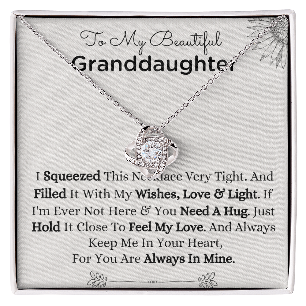 To My Amazing Granddaughter - Always Keep Me in Your Heart - Necklace