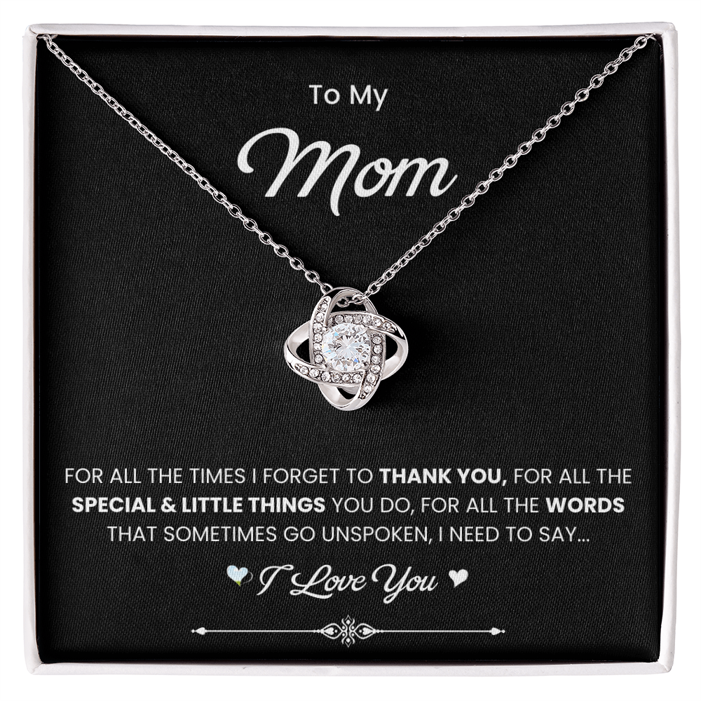 Sentimental Mother's Day Necklace Gift for Mom From Son or Daughter