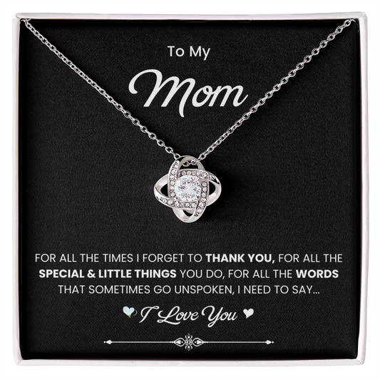 Sentimental Mother's Day Necklace Gift for Mom From Son or Daughter