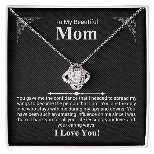 To My Mom Gift from Son | 2026 Best Selling "Strength & Love" Necklace