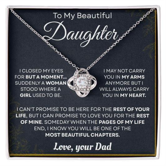 To My Amazing Daughter – You Are the Greatest Blessing in My Life – Jewelry Gift