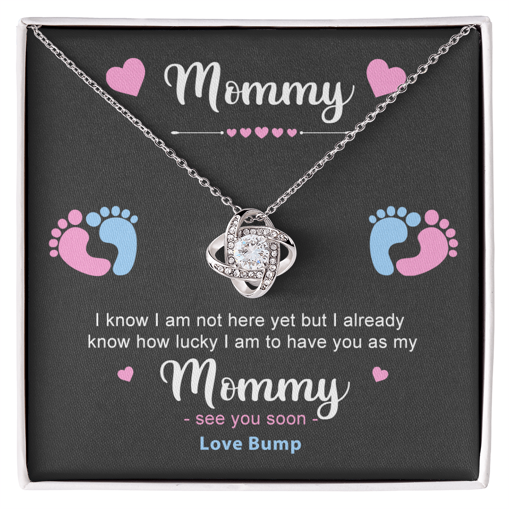 To My Mommy Necklace | Love, Bump - Love Knot Necklace