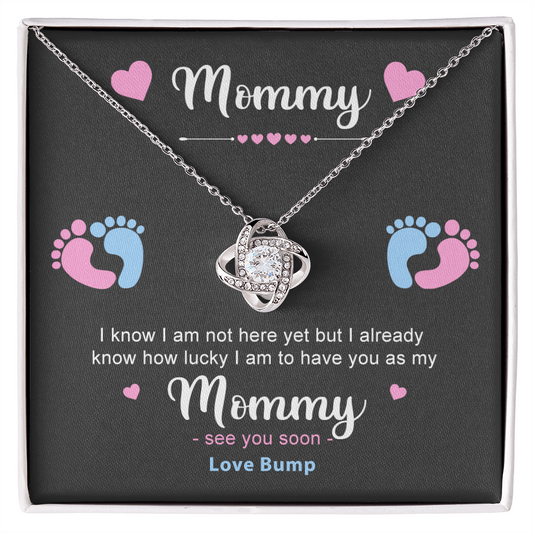 To My Mommy Necklace | Love, Bump - Love Knot Necklace