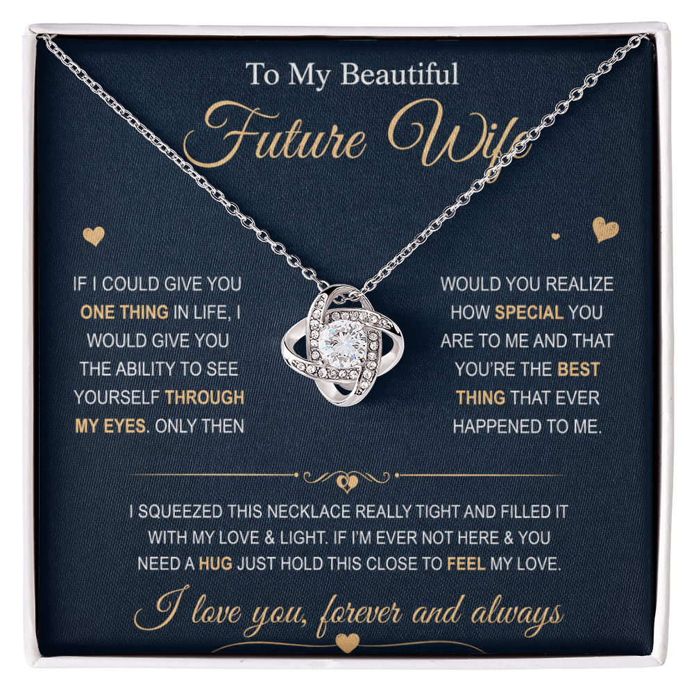 Valentine Gifts for Wife From Husband, I Love You Always and Forever Necklace