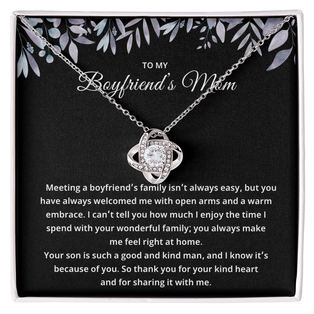 Boyfriend's Mom Gifts From Girlfriend – Necklace for Her, Mother's Day or Birthday Gift