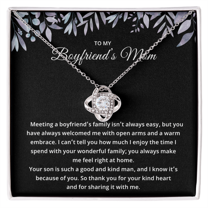 Boyfriend's Mom Gifts From Girlfriend – Necklace for Her, Mother's Day or Birthday Gift