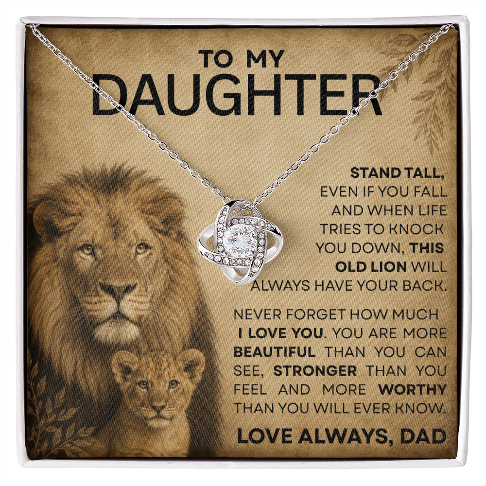 To My Beautiful Daughter | Never Forget How Much I Love You | Heartfelt Jewelry Gift