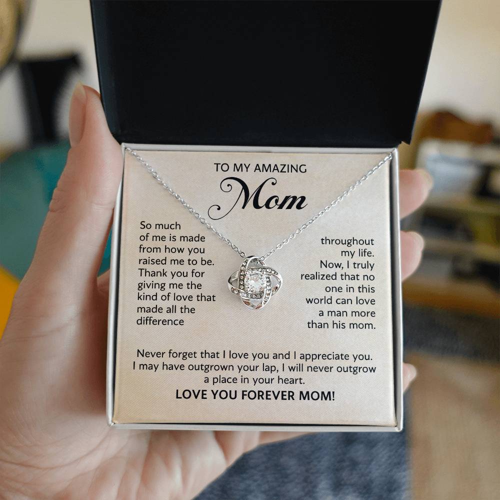 Mother's Day 2026 Gift - To My Mom Love Knot Necklace