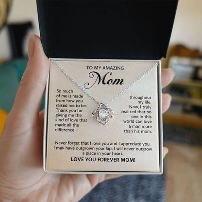 Mother's Day 2026 Gift - To My Mom Love Knot Necklace