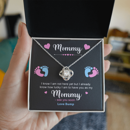 To My Mommy Necklace | Love, Bump - Love Knot Necklace