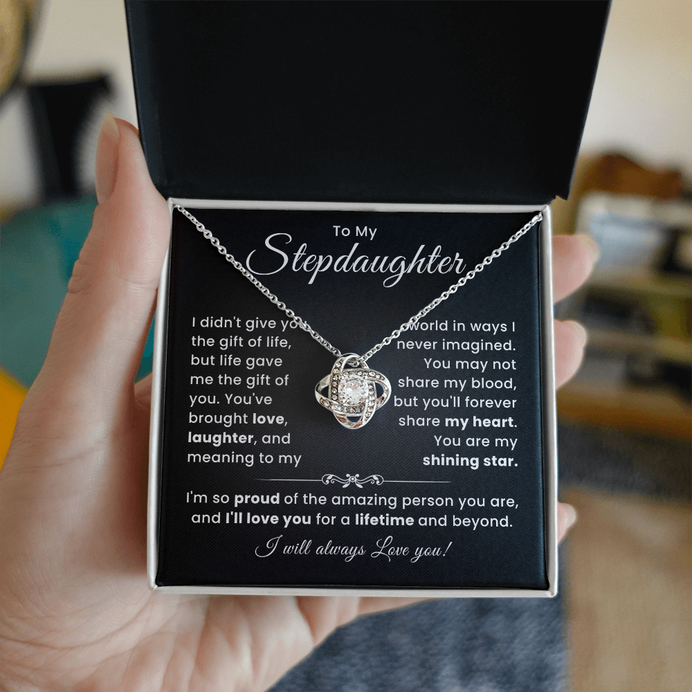 Bonus Daughter Gifts From Stepdad Stepmom With Heartfelt Message & Gift Box