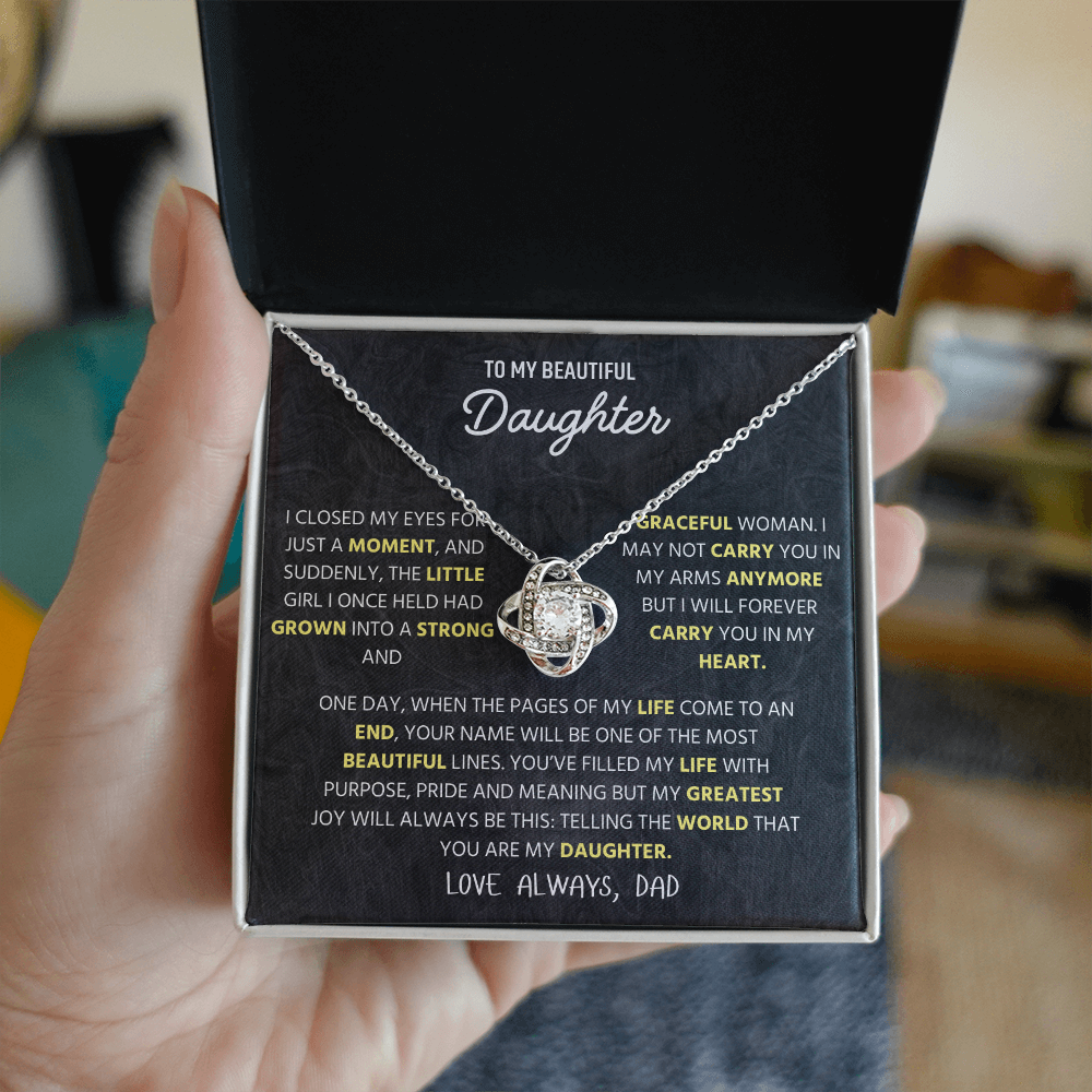 To My Beautiful Daughter – A Heartfelt Jewelry Gift from Mommy, Perfect for Christmas