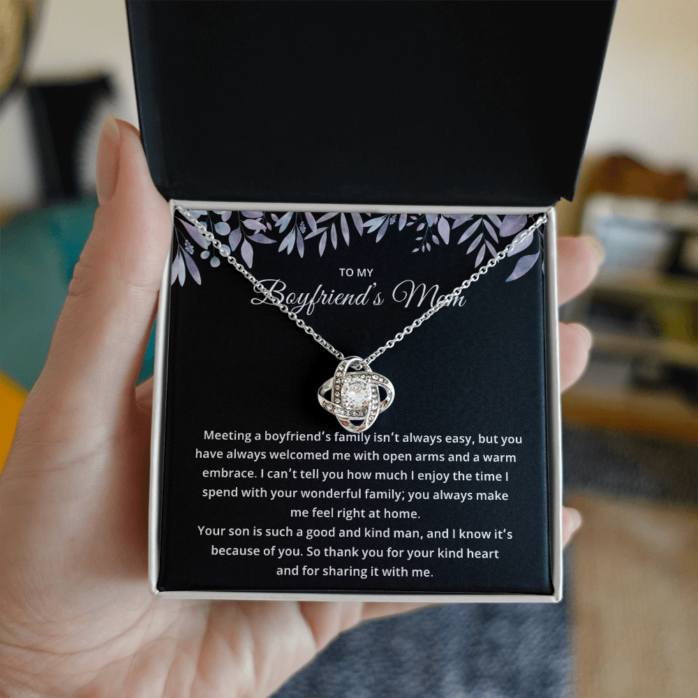 Boyfriend's Mom Gifts From Girlfriend – Necklace for Her, Mother's Day or Birthday Gift