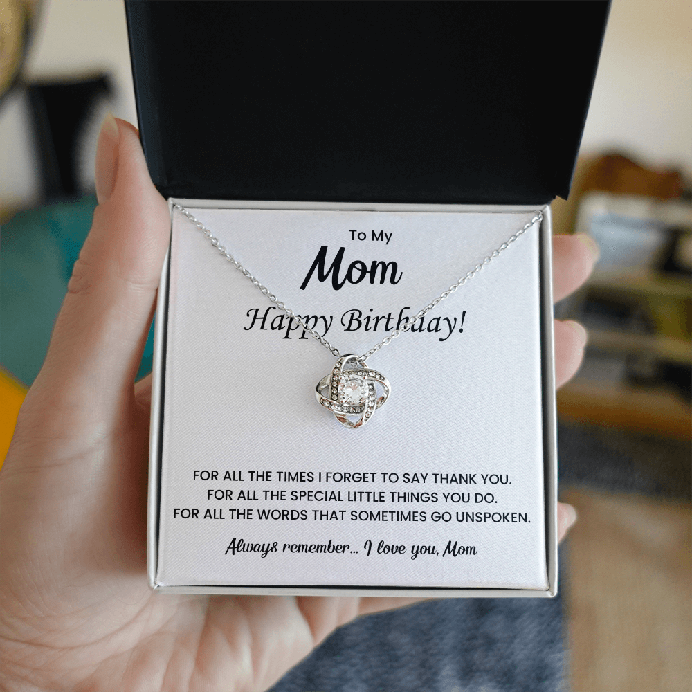 To My Beautiful Mom Necklace, Gift for Mom From Daughter or Son, Birthday Gifts