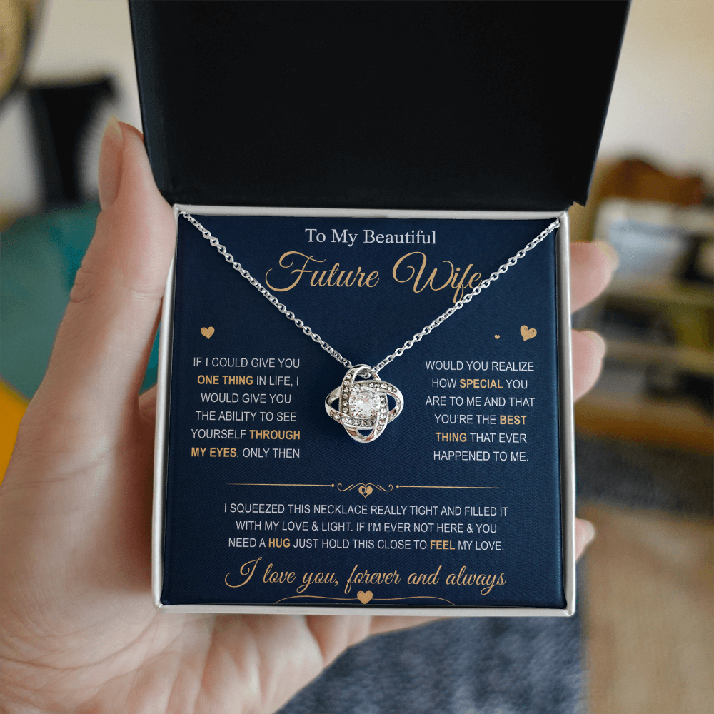 Valentine Gifts for Wife From Husband, I Love You Always and Forever Necklace
