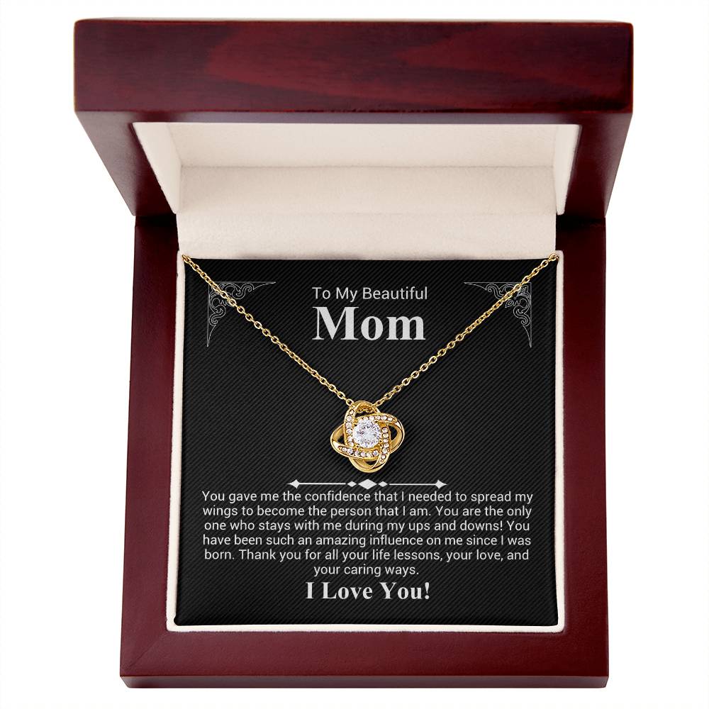 To My Mom Gift from Son | 2026 Best Selling "Strength & Love" Necklace