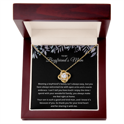 Boyfriend's Mom Gifts From Girlfriend – Necklace for Her, Mother's Day or Birthday Gift