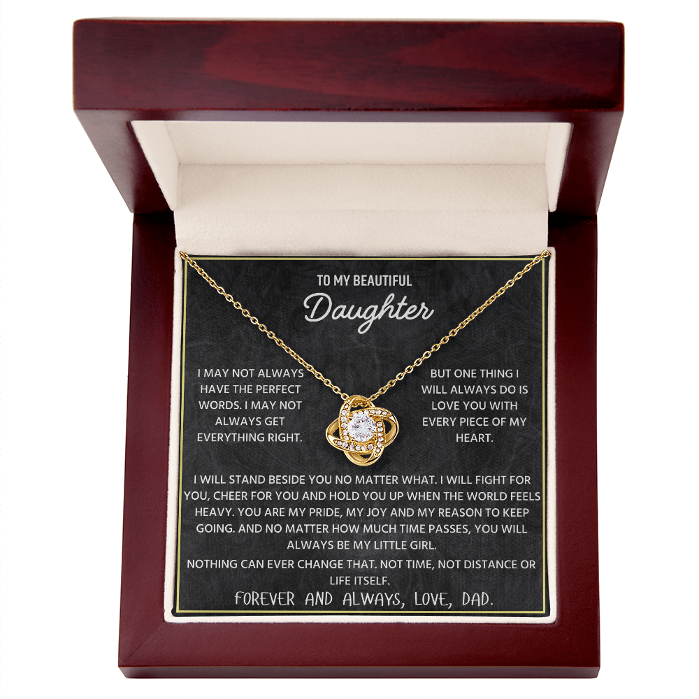 Daughter Jewelry Gift from Dad – Heartfelt Gift for Birthday, Christmas & Graduation
