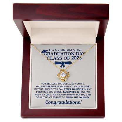 Graduation Necklace Gift for Daughter, Sister or Best Friend – Elegant Keepsake Jewelry for Her