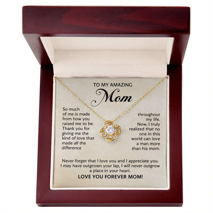 Mother's Day 2026 Gift - To My Mom Love Knot Necklace