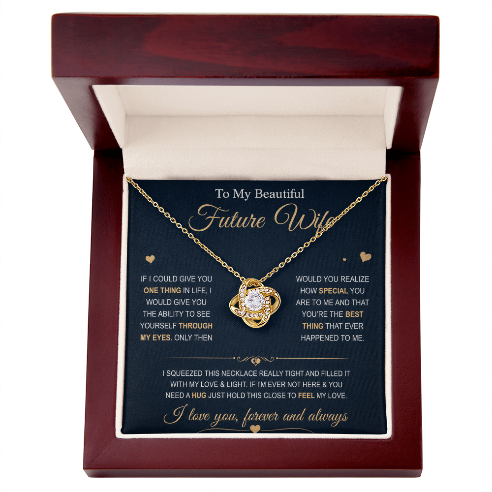 Valentine Gifts for Wife From Husband, I Love You Always and Forever Necklace