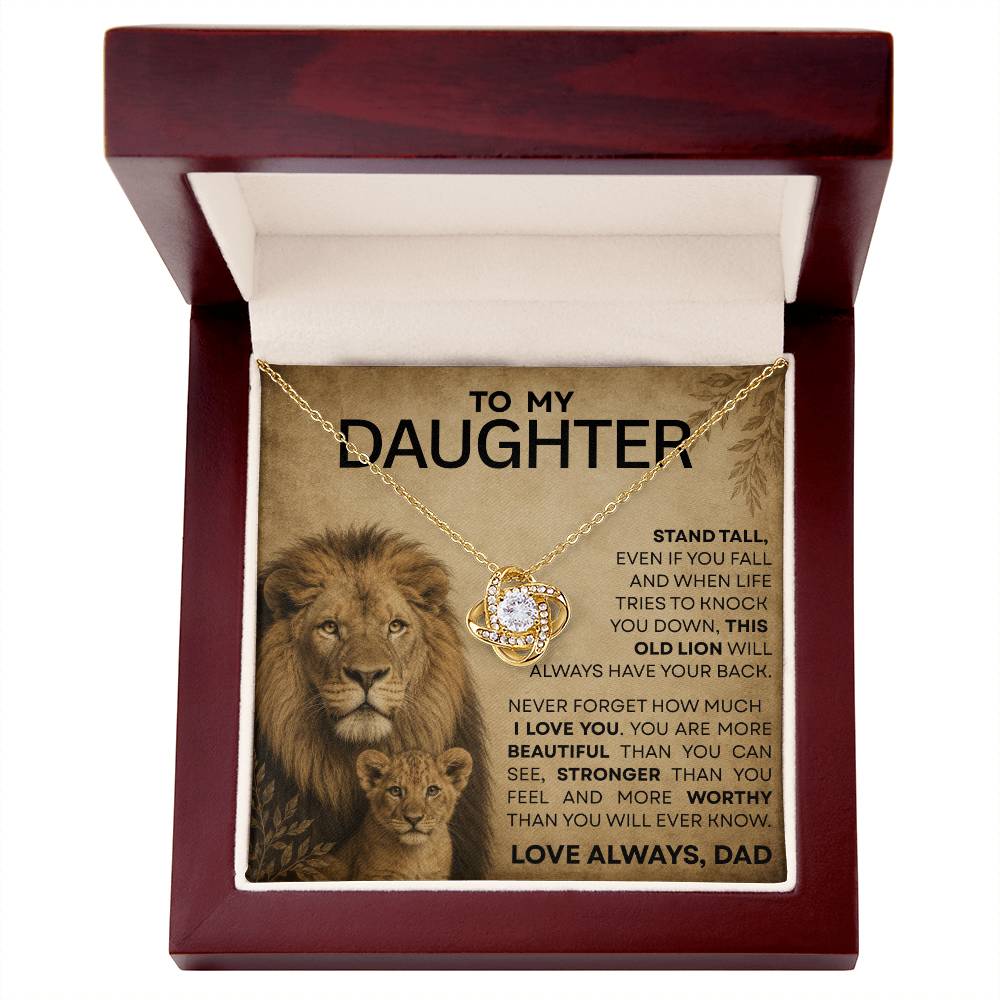 To My Beautiful Daughter | Never Forget How Much I Love You | Heartfelt Jewelry Gift