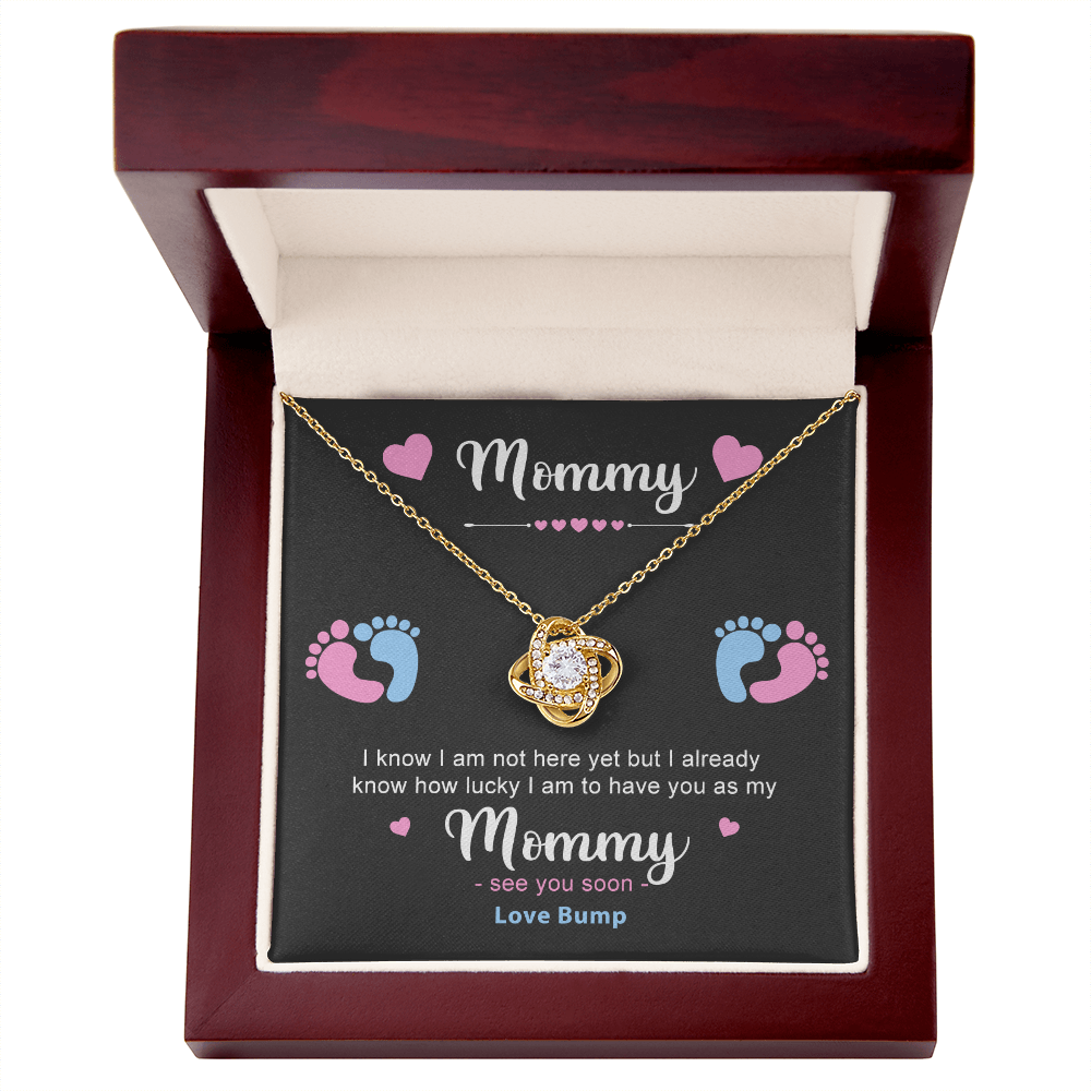 To My Mommy Necklace | Love, Bump - Love Knot Necklace