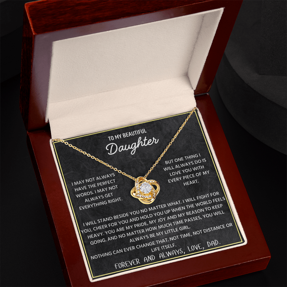 Daughter Jewelry Gift from Dad – Heartfelt Gift for Birthday, Christmas & Graduation