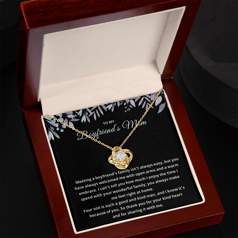 Boyfriend's Mom Gifts From Girlfriend – Necklace for Her, Mother's Day or Birthday Gift