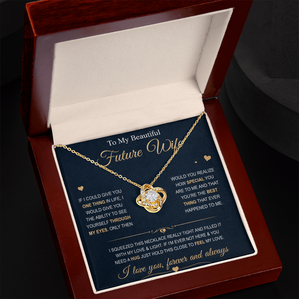 Valentine Gifts for Wife From Husband, I Love You Always and Forever Necklace