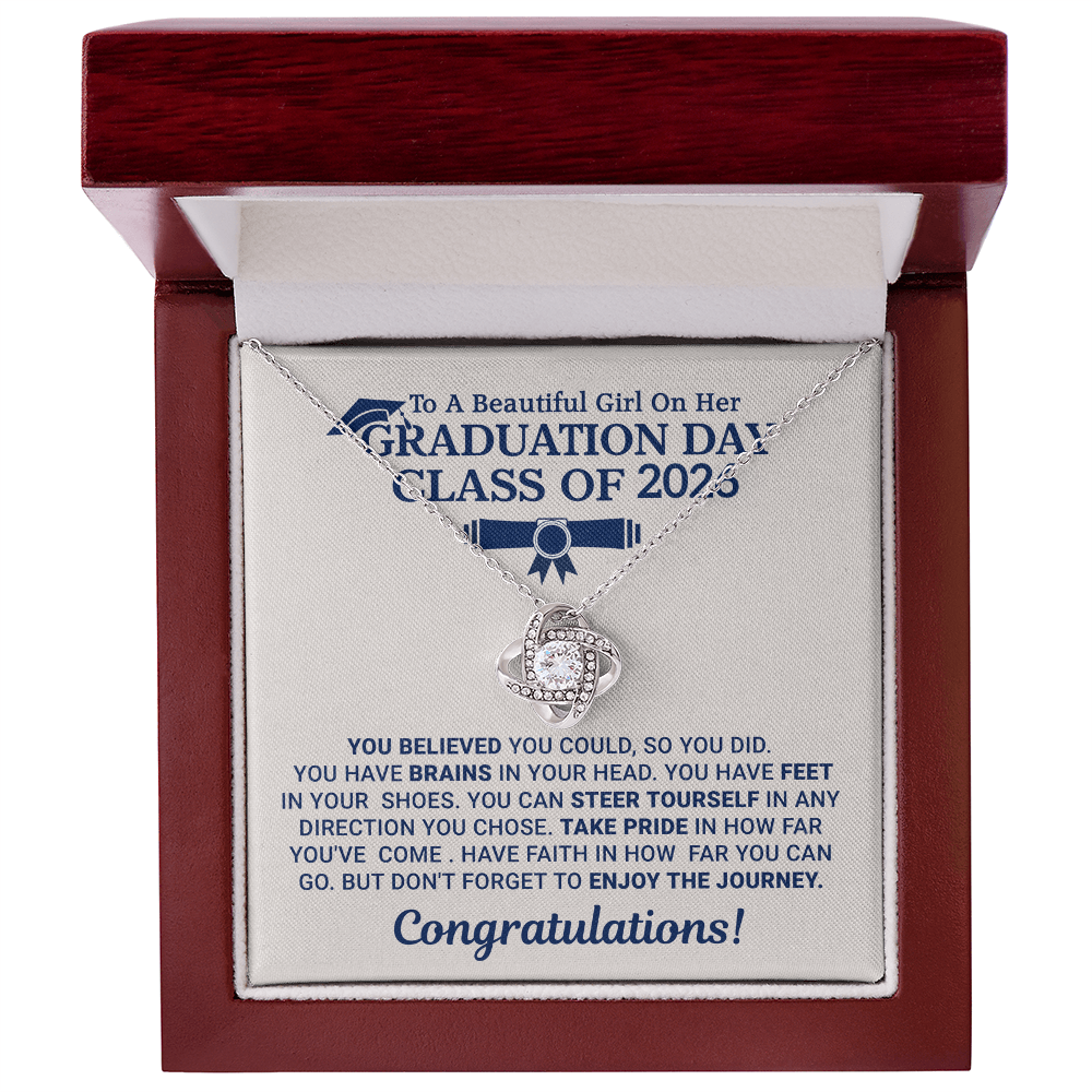 Graduation Necklace Gift for Daughter, Sister or Best Friend – Elegant Keepsake Jewelry for Her