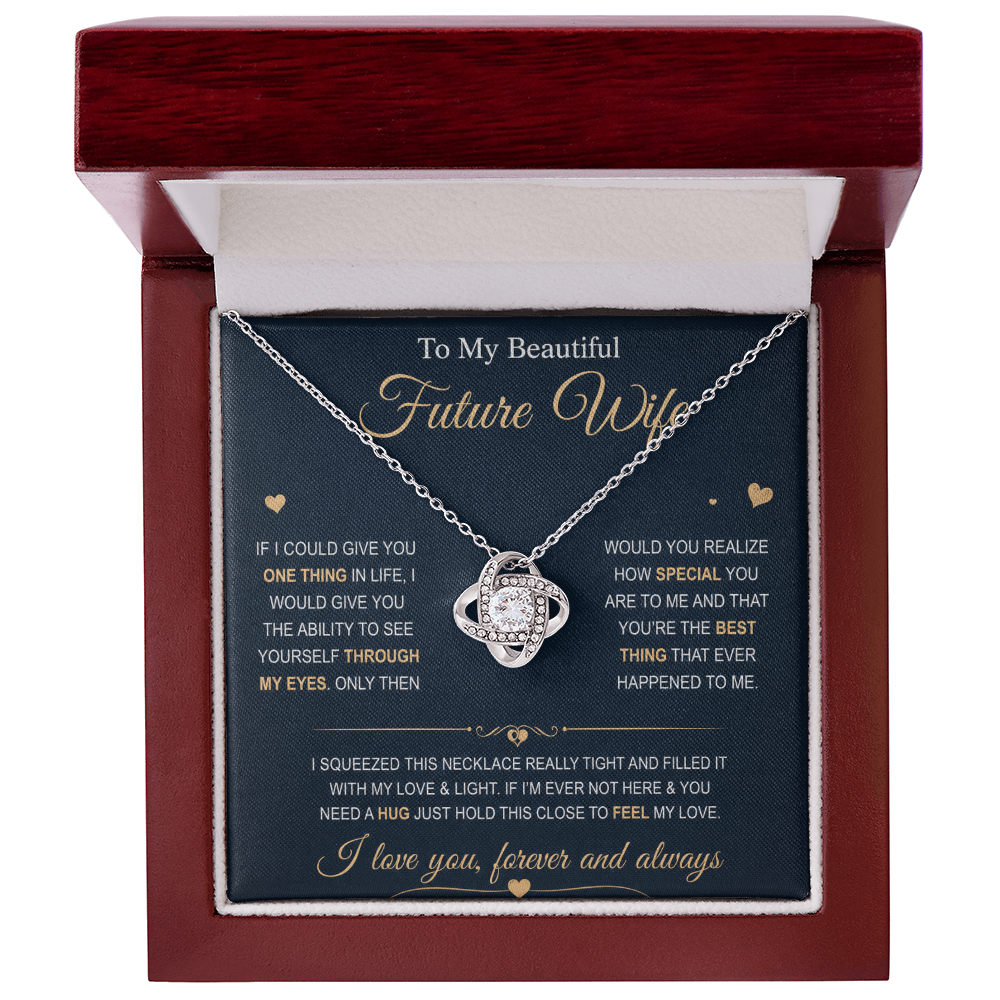Valentine Gifts for Wife From Husband, I Love You Always and Forever Necklace