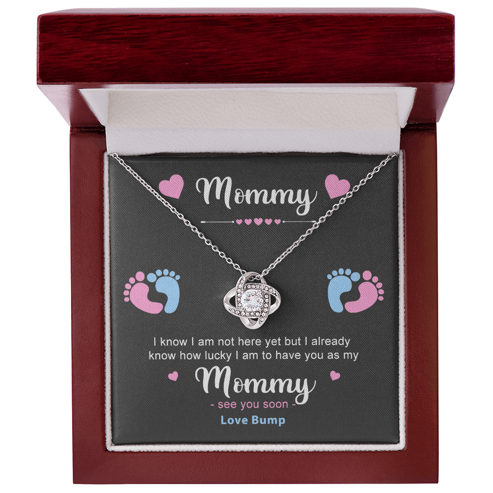 To My Mommy Necklace | Love, Bump - Love Knot Necklace