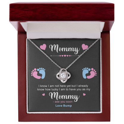 To My Mommy Necklace | Love, Bump - Love Knot Necklace