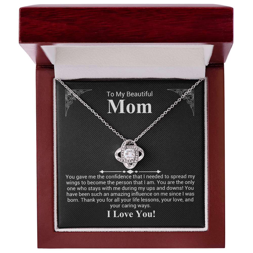 To My Mom Gift from Son | 2026 Best Selling "Strength & Love" Necklace