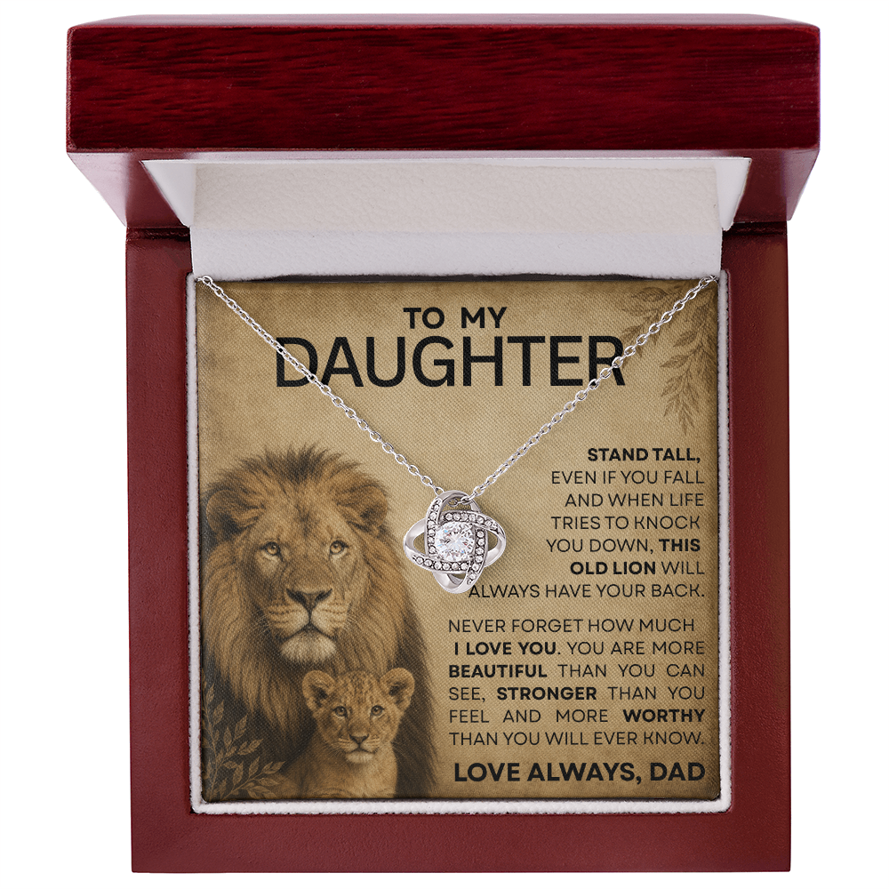 To My Beautiful Daughter | Never Forget How Much I Love You | Heartfelt Jewelry Gift