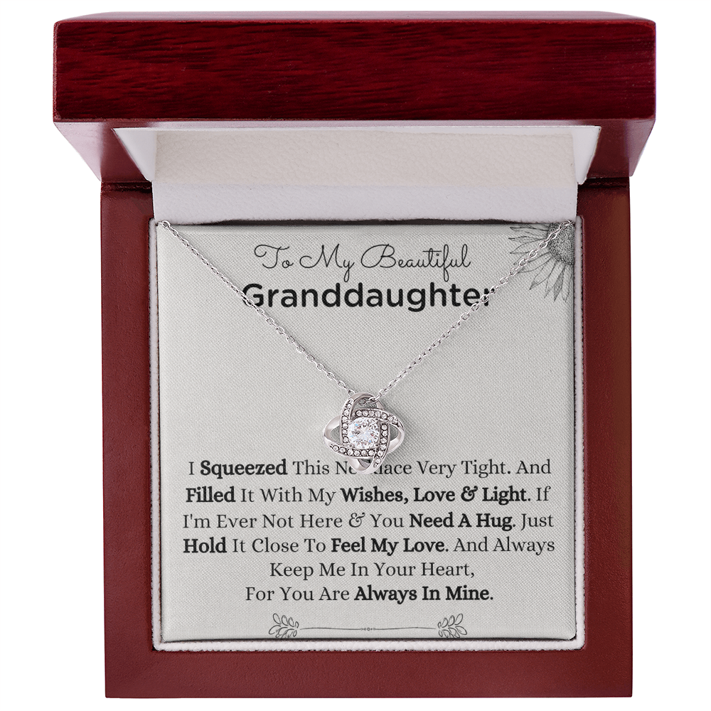 To My Amazing Granddaughter - Always Keep Me in Your Heart - Necklace