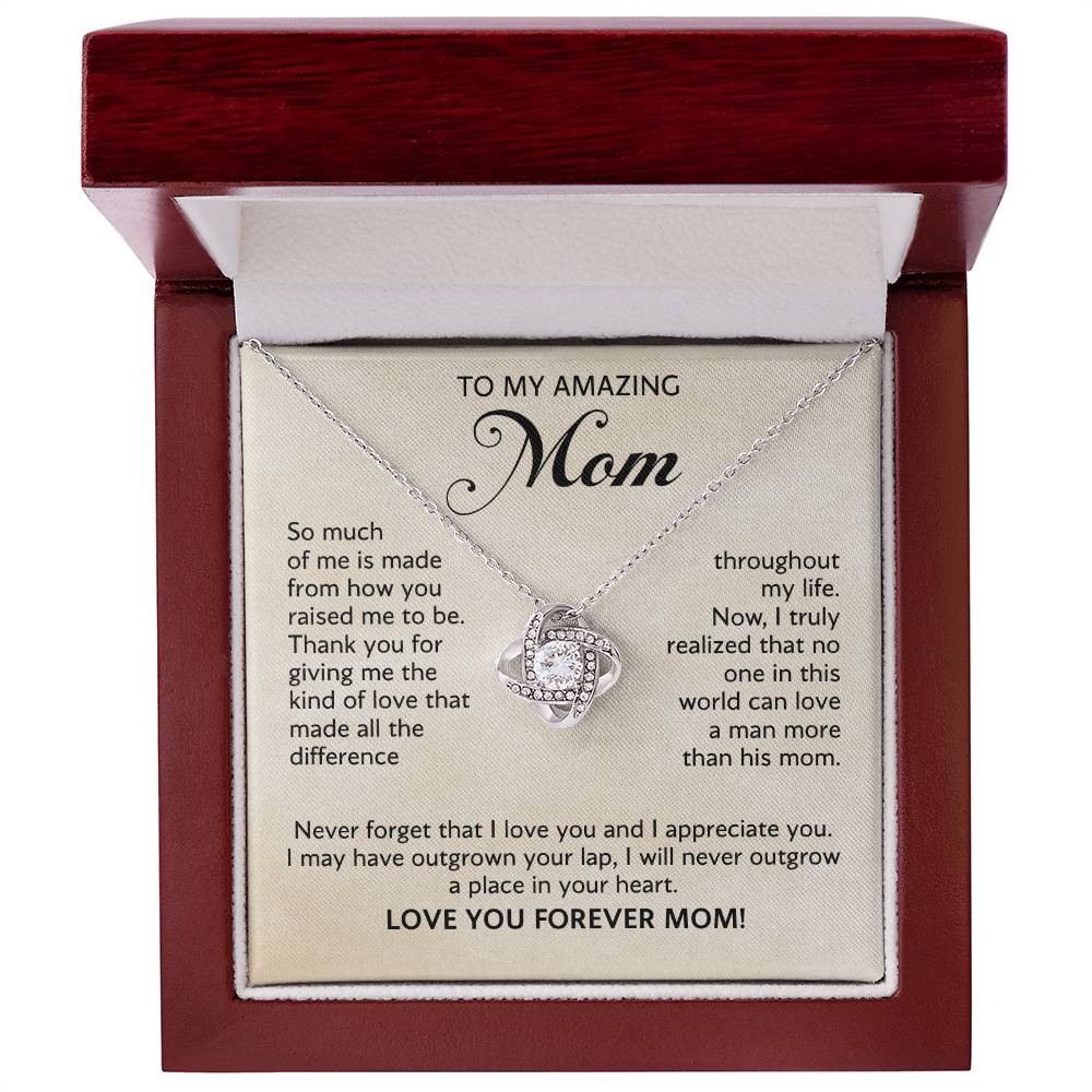 Mother's Day 2026 Gift - To My Mom Love Knot Necklace