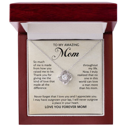 Mother's Day 2026 Gift - To My Mom Love Knot Necklace